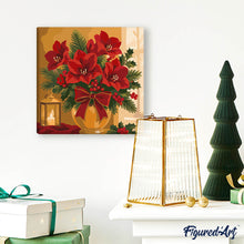 Charger l'image dans la galerie, Mini Peinture par Numéros 20x20cm avec cadre Étoiles de Noël