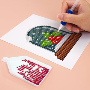 Mini Diamond Painting 15x20cm (6 pièces) - Classiques de Noël