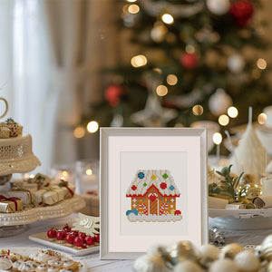 Mini Diamond Painting 15x20cm (6 pièces) - Classiques de Noël