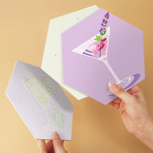 Charger l'image dans la galerie, Mini Série Peinture par Numéros - Hexagones (6 pièces) - Cocktail pastel