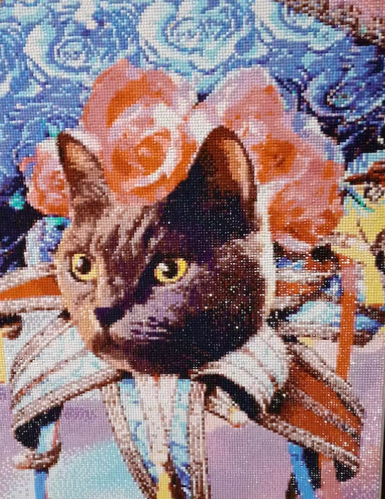Le premier diamond painting de Marinette