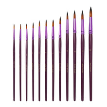 Charger l'image dans la galerie, Accessoires de Peinture par Numéros - Kit de 12 pinceaux multi-tailles
