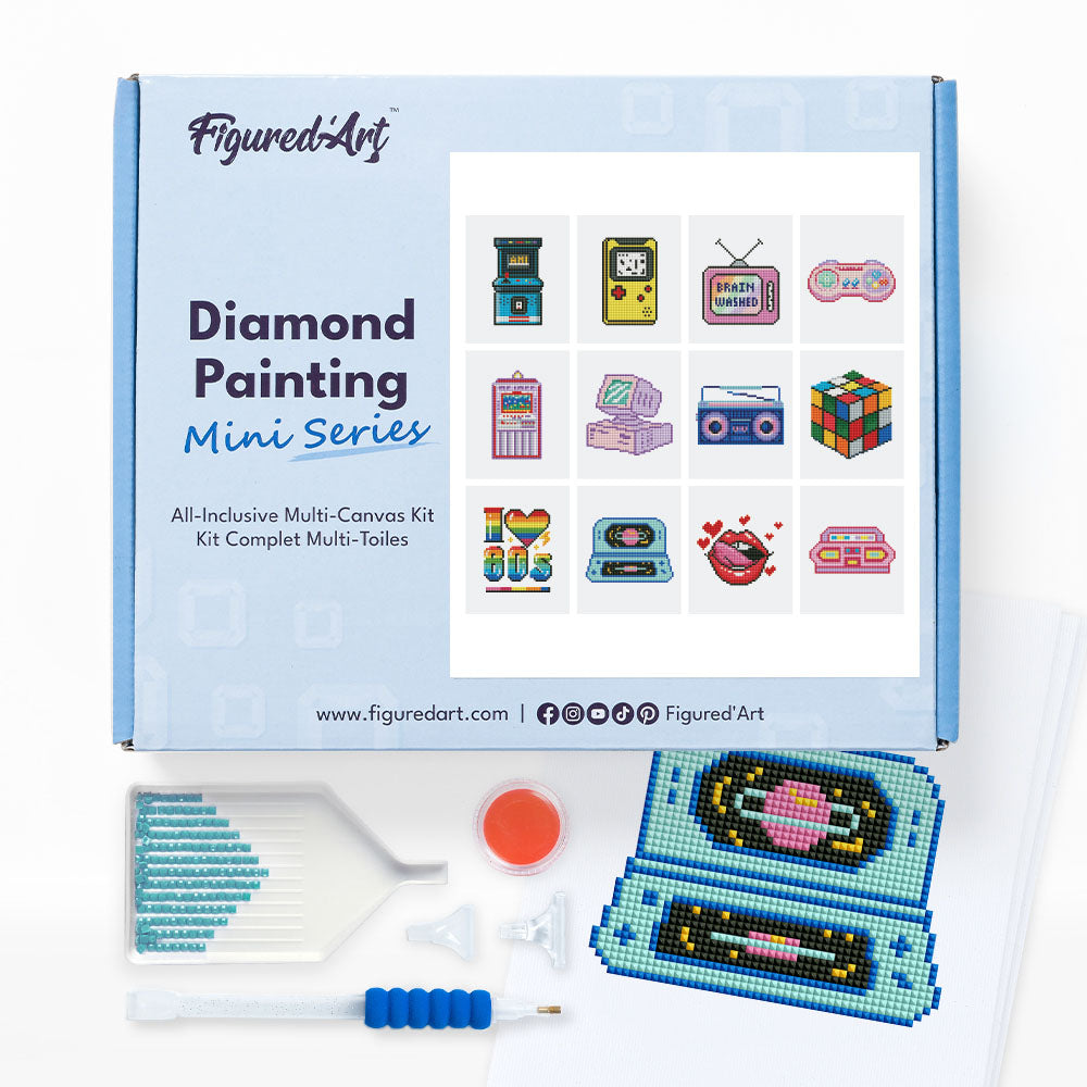 Mini Série Diamond Painting - Vintage