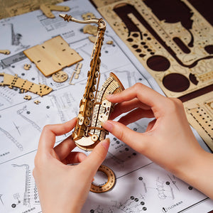 Puzzle 3D Saxophone