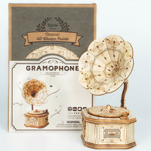 Charger l&#39;image dans la galerie, Puzzle 3D Gramophone