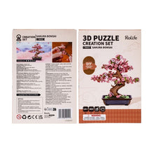Charger l&#39;image dans la galerie, Puzzle 3D Bonsaï Sakura