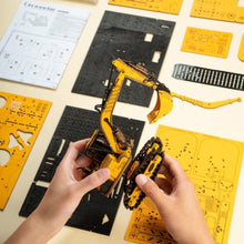 Charger l&#39;image dans la galerie, Puzzle 3D Machine de Chantier - Pelle