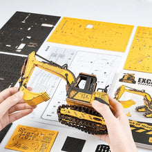 Charger l&#39;image dans la galerie, Puzzle 3D Machine de Chantier - Pelle