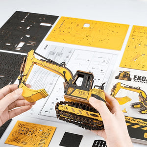 Puzzle 3D Machine de Chantier - Pelle