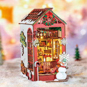 Book Nook - Scène intérieure de Noël