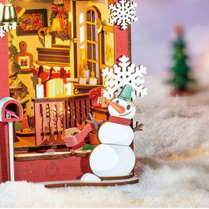 Book Nook - Scène intérieure de Noël