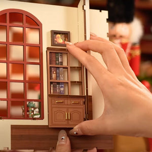 Book Nook - Scène intérieure de Noël