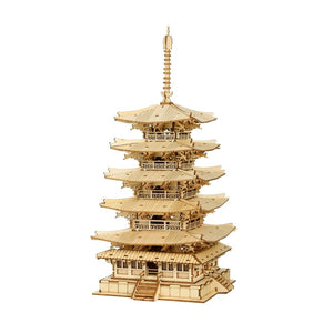 Puzzle 3D Pagode à cinq étages