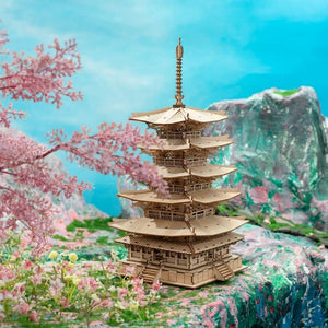 Puzzle 3D Pagode à cinq étages