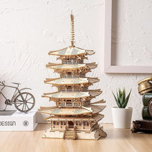 Charger l&#39;image dans la galerie, Puzzle 3D Pagode à cinq étages