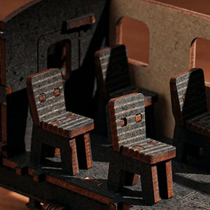 Puzzle 3D Train à Vapeur Vintage