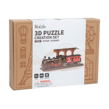 Charger l&#39;image dans la galerie, Puzzle 3D Train à Vapeur Vintage