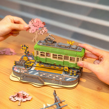 Charger l&#39;image dans la galerie, Puzzle 3D Voyage en Tramway Sakura