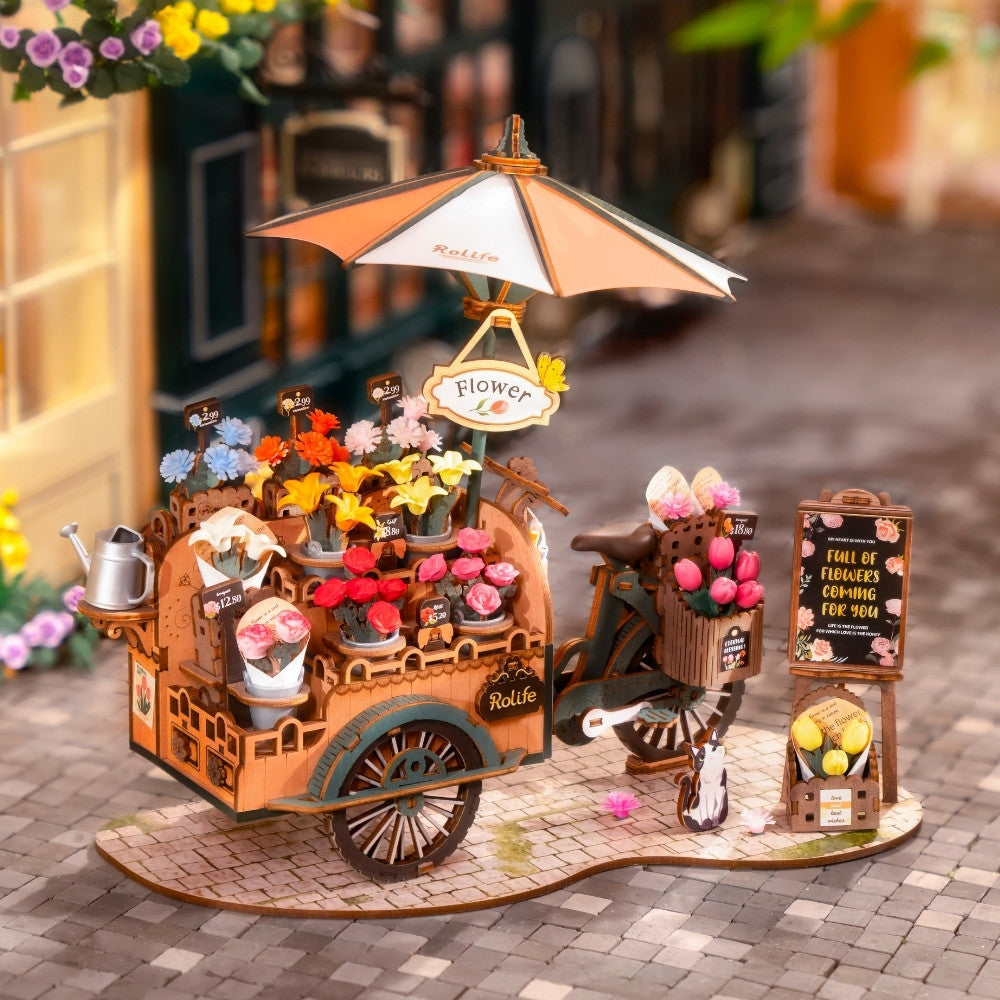 Puzzle 3D Chariot de Fleurs