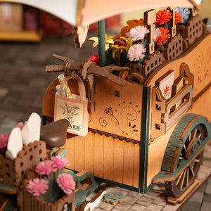 Puzzle 3D Chariot de Fleurs
