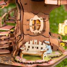 Charger l&#39;image dans la galerie, Puzzle 3D Maison dans l&#39;Arbre de Sakura