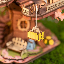 Charger l&#39;image dans la galerie, Puzzle 3D Maison dans l&#39;Arbre de Sakura