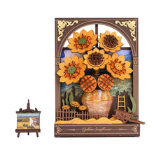 Charger l&#39;image dans la galerie, Puzzle 3D Tournesol Doré
