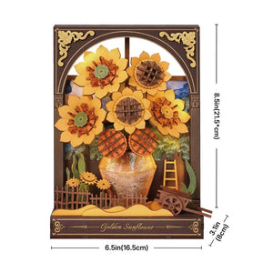 Puzzle 3D Tournesol Doré