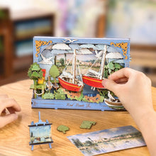Charger l'image dans la galerie, Puzzle 3D - Bateaux rouges