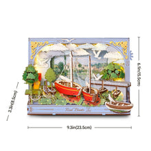 Charger l'image dans la galerie, Puzzle 3D - Bateaux rouges