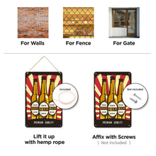 Charger l&#39;image dans la galerie, Peinture par Numéros Affiche Métallique - Triple Explosion de Bière