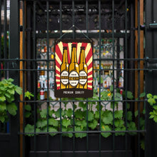Charger l&#39;image dans la galerie, Peinture par Numéros Affiche Métallique - Triple Explosion de Bière