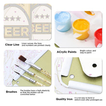 Charger l&#39;image dans la galerie, Peinture par Numéros Affiche Métallique - Triple Explosion de Bière