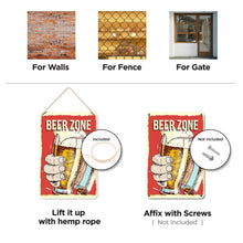 Charger l&#39;image dans la galerie, Peinture par Numéros Affiche Métallique - Zone Bière