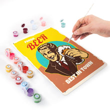 Charger l&#39;image dans la galerie, Peinture par Numéros Affiche Métallique - Bière Fraîche Le Gars