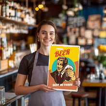 Charger l&#39;image dans la galerie, Peinture par Numéros Affiche Métallique - Bière Fraîche Le Gars