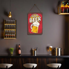 Charger l&#39;image dans la galerie, Peinture par Numéros Affiche Métallique - Chope de Bière Froide