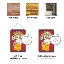 Charger l&#39;image dans la galerie, Peinture par Numéros Affiche Métallique - Chope de Bière Froide