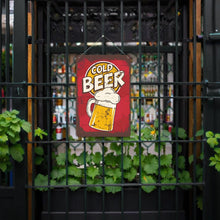 Charger l&#39;image dans la galerie, Peinture par Numéros Affiche Métallique - Chope de Bière Froide