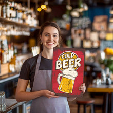 Charger l&#39;image dans la galerie, Peinture par Numéros Affiche Métallique - Chope de Bière Froide