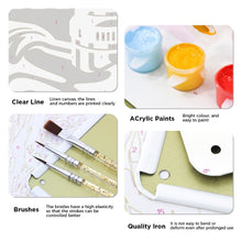 Charger l&#39;image dans la galerie, Peinture par Numéros Affiche Métallique - Bière Froide Noir et Blanc