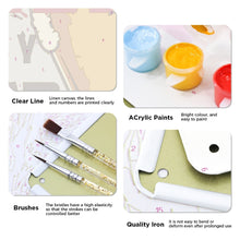 Charger l&#39;image dans la galerie, Peinture par Numéros Affiche Métallique - Verre de Bière froide vintage