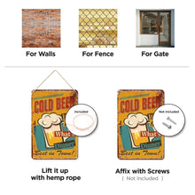 Charger l&#39;image dans la galerie, Peinture par Numéros Affiche Métallique - Bière Froide pour le Dîner