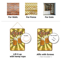 Charger l&#39;image dans la galerie, Peinture par Numéros Affiche Métallique - Bière Fraîche Deux Chopes