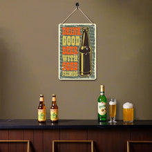 Charger l&#39;image dans la galerie, Peinture par Numéros Affiche Métallique - Bonne Bière avec de bons Amis