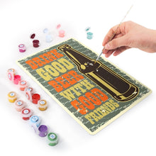 Charger l&#39;image dans la galerie, Peinture par Numéros Affiche Métallique - Bonne Bière avec de bons Amis