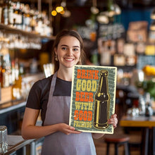 Charger l&#39;image dans la galerie, Peinture par Numéros Affiche Métallique - Bonne Bière avec de bons Amis