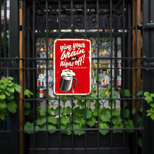 Charger l&#39;image dans la galerie, Peinture par Numéros Affiche Métallique - Offrez une Nuit de Repos à votre Cerveau