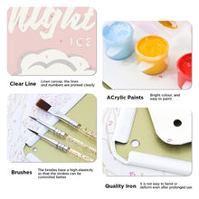 Charger l&#39;image dans la galerie, Peinture par Numéros Affiche Métallique - Offrez une Nuit de Repos à votre Cerveau