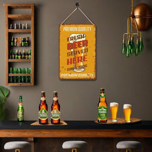 Charger l&#39;image dans la galerie, Peinture par Numéros Affiche Métallique - Bière Fraîche servie ici